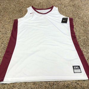 Nike Fastbreak Womens Basketball Jersey Maroon White NWT Dri-Fit Choose Size